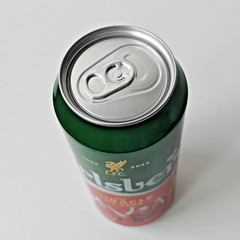 30 Years Partnership w/ Liverpool FC – Empty Beer can BOTTOM opened; Croatian Ed