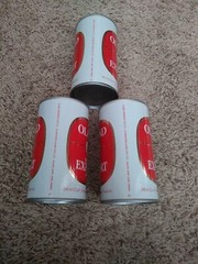 3 VINTAGE OLAND EXPORT ALE STRAIGHT STEEL PULL TAB CANADIAN EMPTY BEER CANS