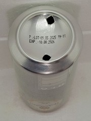 Mecklenburger Weissbier Empty Beer Can 500ml Germany 2025 Bottom Open