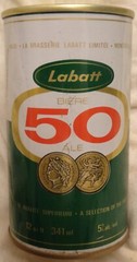 Labatt 50 Beer Can – Canada – Steel – 12 Ounce @1970’s