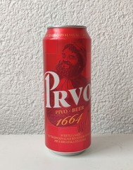 Empty 2024 “Prvo 1664” Beer can; 500 ml; BOTTOM (Osijek Brewery, Croatia)