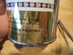 SAN MIGUEL 12 OZ STRAIGHT EDGE STEEL BEER CAN SAN MIGUEL BREWERY PHILIPPINES