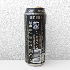 Empty Steam Brew Imperial Stout Beer can; 500 ml/16.9 fl oz; TOP (Germany)