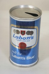 Labatts Blue Beer can
