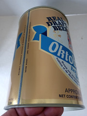 OKTOBERFEST REAL DRAFT BEER Flat Top Gallon Beer Can 3.77L Liter Steel CANADA