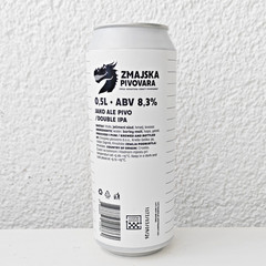 Empty 2025 Party Prophet Strong Ale Beer can; 500 ml/16.9 fl oz BOTTOM (Croatia)