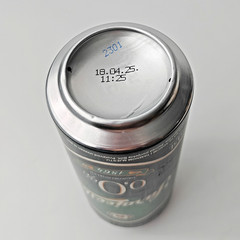 Empty 2024 Sarajevsko 0,0% Beer can; 500 ml/16.9 fl oz; BOTTOM opened (Bosnia)