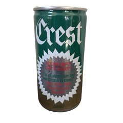 Crest Beer Can Collectible Aluminum Vintage Australia Empty