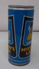 McEwan’s Lager Cavalier Steel Seam Beer Can Pull Tab Scotland Vintage 440 ml