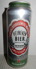 HEINEKEN Bier Vintage Label Beer can from HOLLAND for U.S.A. (50cl) Empty !!