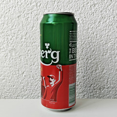 30 Years Partnership w/ Liverpool FC – Empty Beer can BOTTOM opened; Croatian Ed