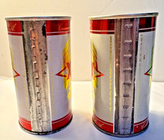 TWO (2) DIFFERENT VINTAGE TRES EQUIS BEER CANS SS/BO/WS CLEAN.