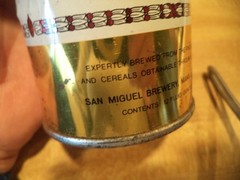 SAN MIGUEL 12 OZ STRAIGHT EDGE STEEL BEER CAN SAN MIGUEL BREWERY PHILIPPINES