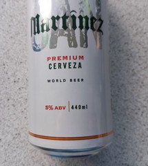 x4 EMPTY BEER CANS MARTINEZ ENGLAND, MAHOU MADRID, BLACK LABEL, BALTAS LITHUANIA