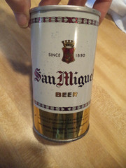 SAN MIGUEL 12 OZ STRAIGHT EDGE STEEL BEER CAN SAN MIGUEL BREWERY PHILIPPINES