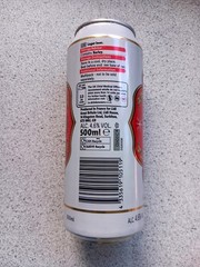 x4 EMPTY BEER CANS MARTINEZ ENGLAND, MAHOU MADRID, BLACK LABEL, BALTAS LITHUANIA