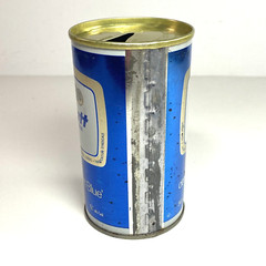 Rare LABATT No “S” Pilsner Blue Empty 12oz Beer Can – Steel Pull Tab Wide Seam