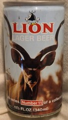 Lion Beer Can – Wildlife Series #11 Kudu – South Africa – 11.5 Ounce
