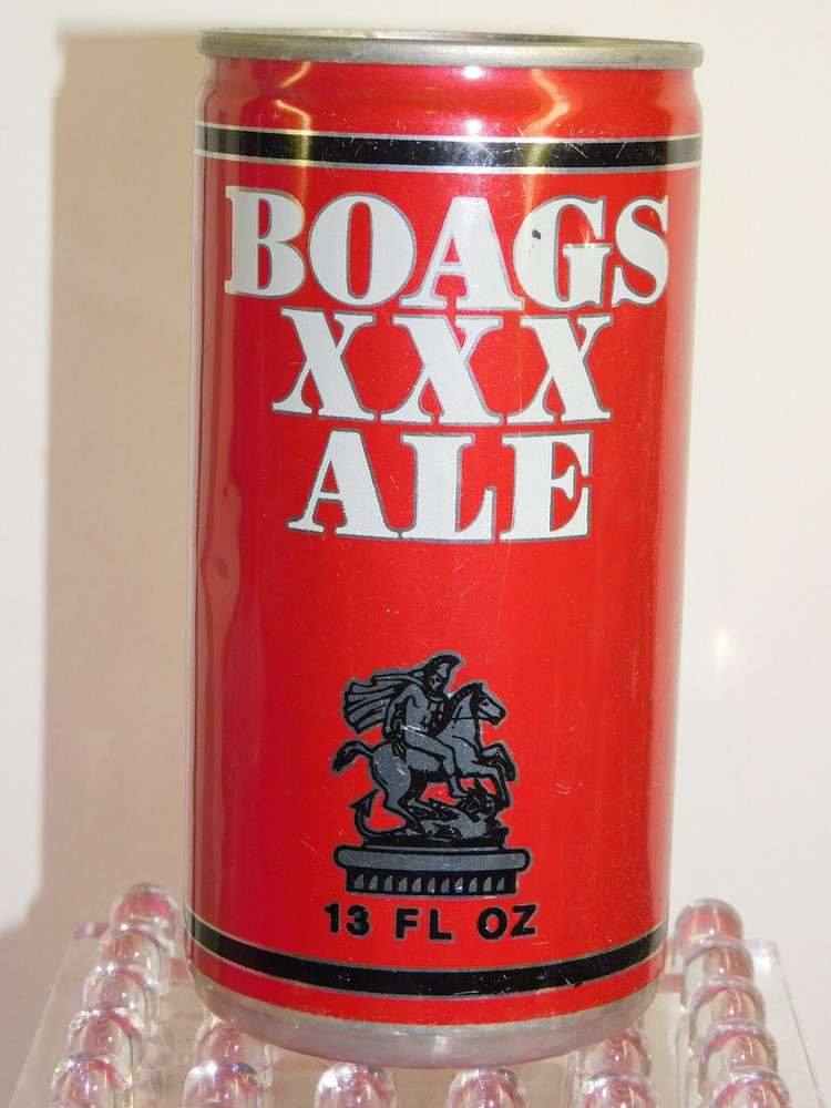 BOAGS XXX ALE – rare 13fl oz – AUSTRALIAN COLLECTIBLE BEER CAN 1970’s