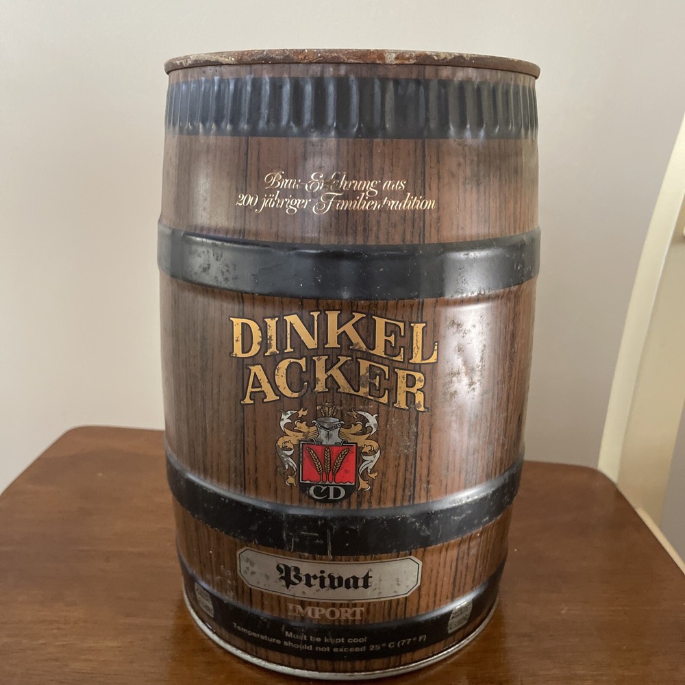 DINKEL ACKER IMPORTED 5 LITER MINI BEER KEG GERMAN GERMANY FREE SHIPPING Empty