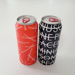 G-Dragon PEACEMINUSONE Empty Can Intact Top Black 1ea+Red 1ea Korea Limited