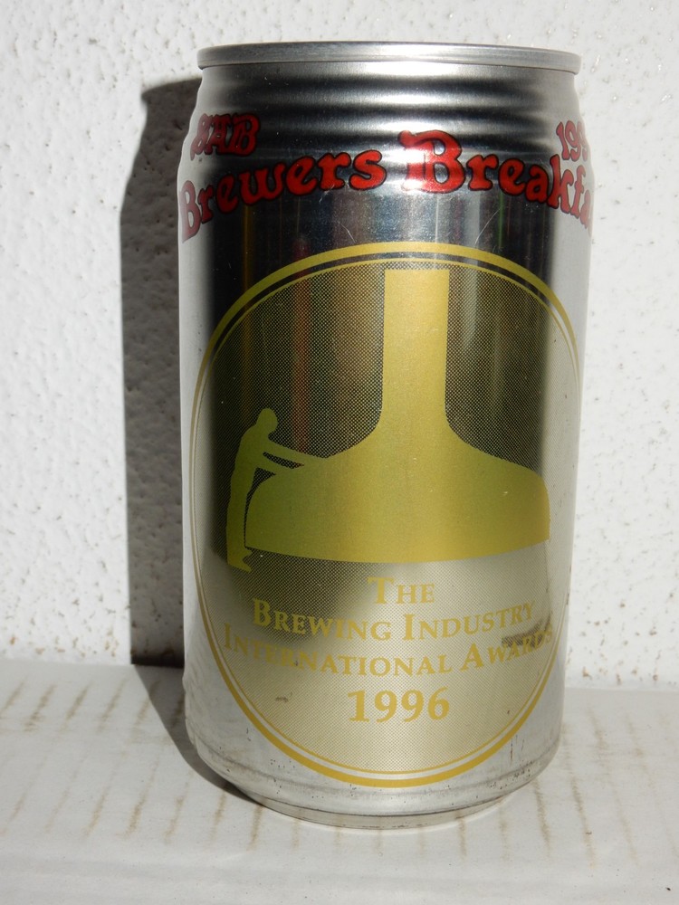 1996 BREWERS BREAKFAST Beer can from SOUTH AFRICA (340ml) Empty Beercan !!