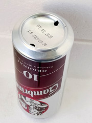 Empty Beer Can GAMBRINUS 500ml Slovakia 2025 – Bottom Open Collectible Brewerian