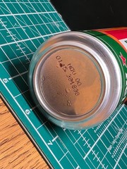 HEINEKEN Hup Holland ORANGE Beer can from HOLLAND (50cl) Empty !! (TRAY 4)