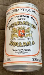 Peter’s Brand Dutch Pilsner Lager Holland Beer 11 oz. CA REDEMPTION VALUE