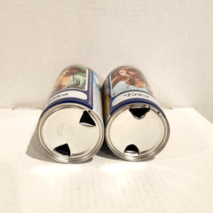 Tennent’s Girls Lager Beer Erica steel beer cans 15.5oz Scotland 2 different