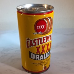 Castlemaine XXXX Draught Pull Tab Beer Can – 375ml Product of Australia