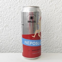 Empty “Neposlušna” Beer can; 500 ml/16.9 fl oz; BOTTOM (Brlog Brewery, Croatia)