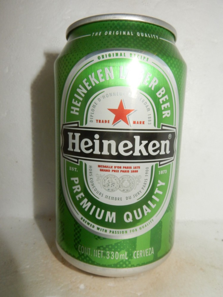 HEINEKEN Lager Beer can from HOLLAND for MEXICO (33cl) Empty !