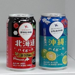 JAPAN Highball Can Empty 350ml. 2pieces set.