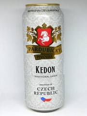 Empty Beer Can KEDON Pardubicky Pivovar 500 ml. Czechia 2022 Bottom Open!