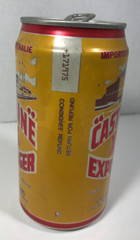 Vintage Castlemaine XXXX Export Lager 375ml Beer Can Brisbane Australia Yellow