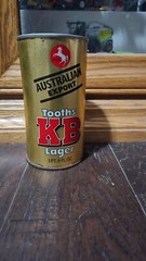 1970’s Australian Export Tooths KB Lager 1 Pt 9oz Metal can beer can