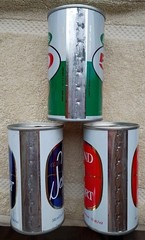 3 VINTAGE DIFFERENT CANADIAN EMPTY BEER CANS – SCHOONER – OLAND – LABATT’S 50