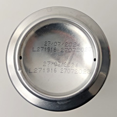Empty 2023 Victoria Malaga Beer can; 500 ml/ 16.9 fl oz; BOTTOM (Spain)