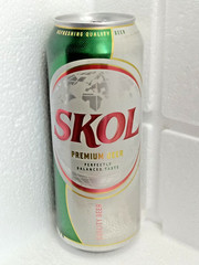 Empty Beer Can SKOL 500 ml. Romania 2012 Top Open!
