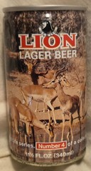 Lion Beer Can – Wildlife Series #4 Impala – South Africa – 11.5 Ounce