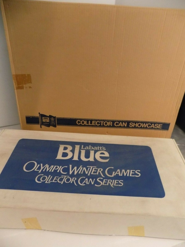 Labatts Blue Olympic Winter Games Collector Can Series W Showcase 1988 Calgary