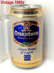 ORANJEBOOM Vintage Empty Beer Can 330ml Netherlands 1994 Top Open Collectible