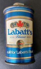 Labatt’s Blue Cricket Lighter Holder Can –