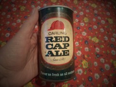 CARLING O’KEEFE RED CAP ALE STRAIGHT EDGE STEEL 12 OZ BEER CAN TORONTO WATERLOO