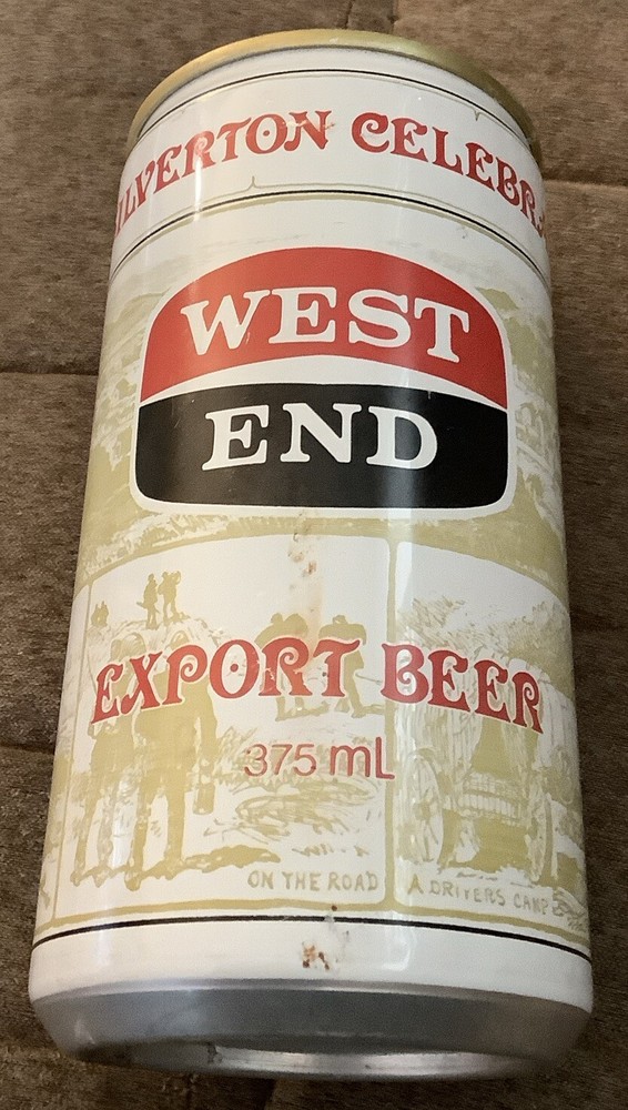 WEST END EXPORT BEER BACK TO SILVERTON CELEBRATION 375mL BEER CAN AUSTRALIA