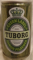 Tuborg Green Label Beer Can Denmark – Steel 0.33 l ml – 11.5 Oz