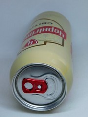 Empty Beer Can Chernigivske Light 500 ml. Ukraine 2023 Bottom Open!
