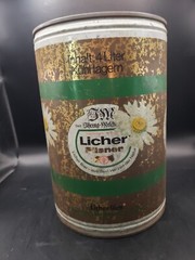 Vintage Licher Pilsner Beer Can Mini Keg Empty 4 Liter