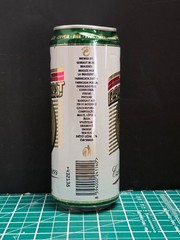 Empty Beer Can RADEGAST 500 ml. CZECH BEER 1998 Top Open (TRAY 17)